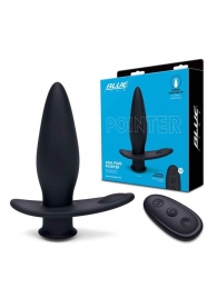 Черный анальный виброплаг для простаты Impaler - 14 см. - BlueLine - во Владикавказе купить с доставкой