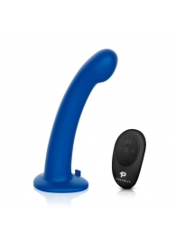 Синяя насадка Remote Control P-Spot G-Spot с черными трусиками - 20 см. - Pegasus - купить с доставкой во Владикавказе