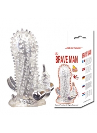 Насадка-удлинитель с пупырышками, усиками и вибрацией - Baile - во Владикавказе купить с доставкой