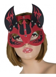 Маска дьяволицы с рожками - LOVETOY (А-Полимер) - купить с доставкой во Владикавказе