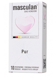 Супертонкие презервативы Masculan Pur - 10 шт. - Masculan - купить с доставкой во Владикавказе