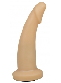 Телесная гладкая насадка Harness - 14,7 см. - LOVETOY (А-Полимер) - купить с доставкой во Владикавказе