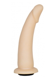 Телесная гладкая насадка-фаллоимитатор Harness - 17 см. - LOVETOY (А-Полимер) - купить с доставкой во Владикавказе