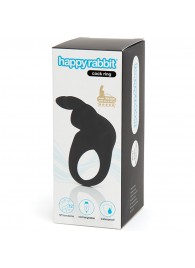 Черное эрекционное виброкольцо Happy Rabbit Rechargeable Rabbit Cock Ring - Happy Rabbit - во Владикавказе купить с доставкой
