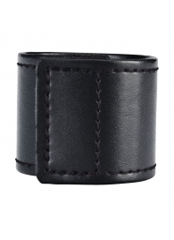 Хомут-утяжка для мошонки из искусственной кожи на липучке VELCRO BALL STRETCHER- 4 см. - BlueLine - во Владикавказе купить с доставкой