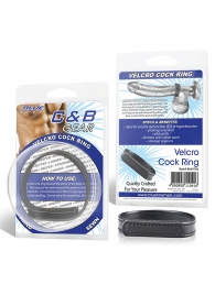 Кольцо на пенис из искусственной кожи на липучке VELCRO COCK RING - 5 см. - BlueLine - во Владикавказе купить с доставкой