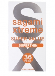 Ультратонкие презервативы Sagami Xtreme Superthin - 36 шт. - Sagami - купить с доставкой во Владикавказе
