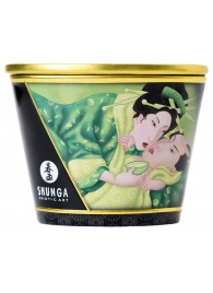 Массажная свеча Exotic Green Tea с ароматом зелёного чая - 170 мл. - Shunga - купить с доставкой во Владикавказе