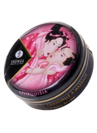 Массажная свеча Rose Petals с ароматом розы - 30 мл. - Shunga - купить с доставкой во Владикавказе