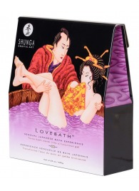 Соль для ванны Lovebath Sensual lotus, превращающая воду в гель - 650 гр. - Shunga - купить с доставкой во Владикавказе