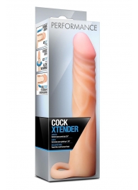 Телесная насадка на пенис Cock Xtender - 17,7 см. - Blush Novelties - во Владикавказе купить с доставкой