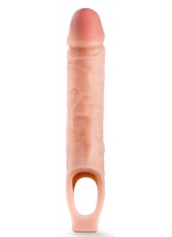 Телесная насадка на пенис 10 Inch Cock Sheath Extender - 25 см. - Blush Novelties - во Владикавказе купить с доставкой
