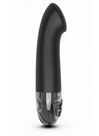 Черный вибратор с функцией электростимуляции Right on Ron - 17 см. - MyStim - купить с доставкой во Владикавказе