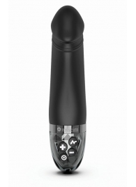 Черный вибратор с электростимуляцией Real Deal Neal - 16,5 см. - MyStim - купить с доставкой во Владикавказе