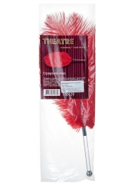 Красное страусовое пёрышко - ToyFa - купить с доставкой во Владикавказе