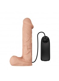 Женский поясной страпон с вибрацией - 26 см. - Baile - купить с доставкой во Владикавказе