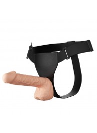 Женский поясной страпон с вибрацией - 26 см. - Baile - купить с доставкой во Владикавказе