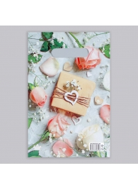 Полиэтиленовый пакет  Подарочек  с вырубной усиленной ручкой - 20 х 30 см. - Сима-Ленд - купить с доставкой во Владикавказе