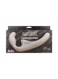 Бежевый безремневой страпон Temptation - Lola Games - купить с доставкой во Владикавказе