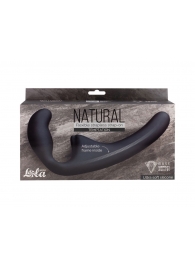 Черный безремневой страпон Temptation - Lola Games - купить с доставкой во Владикавказе