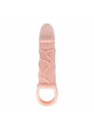 Телесная насадка на пенис с подхватом Brayden - 17 см. - Baile - во Владикавказе купить с доставкой