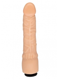 Телесная насадка в форме фаллоса для трусиков с плугом - 19,3 см. - LOVETOY (А-Полимер) - купить с доставкой во Владикавказе