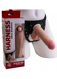 Страпон в подарочной упаковке: трусики с плугом и фаллоимитатор-насадка - 16 см. - LOVETOY (А-Полимер) - купить с доставкой во Владикавказе