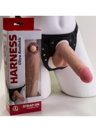 Страпон в подарочной упаковке: трусики с плугом и фаллоимитатор-насадка - 16 см. - LOVETOY (А-Полимер) - купить с доставкой во Владикавказе