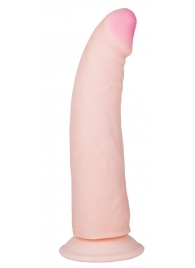 Фаллоимитатор на присоске ART-Style с загнутой головкой - 19,5 см. - Art-Style