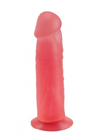 Розовый фаллоимитатор с подошвой-присоской - 18,5 см. - LOVETOY (А-Полимер)
