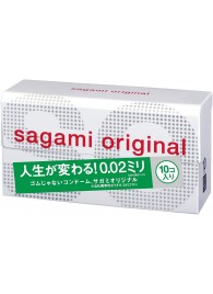 Ультратонкие презервативы Sagami Original 0.02 - 10 шт. - Sagami - купить с доставкой во Владикавказе