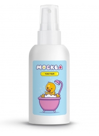 Антибактериальный спрей для очистки секс-игрушек с ароматом дыни  Москва Чистая  - 100 мл. - Москва - купить с доставкой во Владикавказе