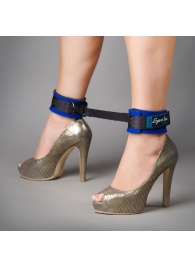 Сине-чёрные оковы на ноги из неопрена - Sitabella - купить с доставкой во Владикавказе