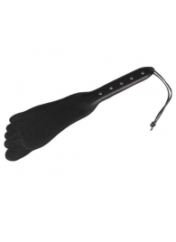 Чёрная хлопалка-ступня - 34,5 см. - Sitabella - купить с доставкой во Владикавказе