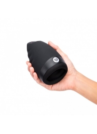 Черный вибромастурбатор для мужчин с подогревом - Pink Vibe - во Владикавказе купить с доставкой