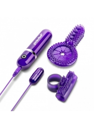 Набор из 2 фиолетовых эрекционных колец с вибрацией - Pink Vibe - во Владикавказе купить с доставкой