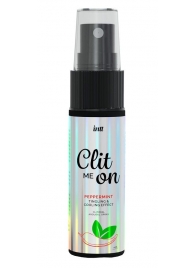 Клиторальный возбуждающий спрей Clit Me On Peppermint - 12 мл. - INTT - купить с доставкой во Владикавказе