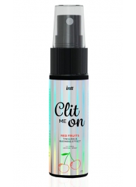 Клиторальный возбуждающий спрей Clit Me On Red Fruits - 12 мл. - INTT - купить с доставкой во Владикавказе