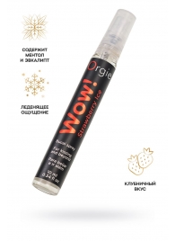 Оральный спрей ORGIE Wow! Strawberry Ice Blowjob Spray с охлаждающим и возбуждающим эффектом - 10 мл. - ORGIE - купить с доставкой во Владикавказе