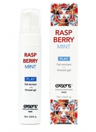 Возбуждающий гель Raspberry Mint с ароматом малины и мяты - 15 мл. - Exsens - купить с доставкой во Владикавказе