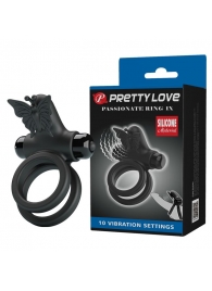 Черное эрекционное виброкольцо Passionate Ring IX - Baile - во Владикавказе купить с доставкой