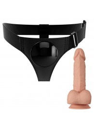 Телесная насадка на поясе со стыковочной платформой Jerry - 21,8 см. - Baile - купить с доставкой во Владикавказе