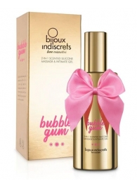 Гель с ароматом жвачки Bubblegum 2-in-1 Scented Silicone Massage And Intimate Gel - 100 мл. - Bijoux Indiscrets - купить с доставкой во Владикавказе