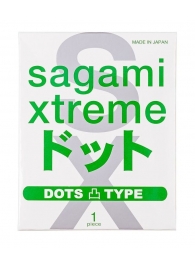 Презерватив Sagami Xtreme Type-E с точками - 1 шт. - Sagami - купить с доставкой во Владикавказе