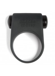 Серое эрекционное кольцо с вибрацией Feel It, Baby! - Fifty Shades of Grey - во Владикавказе купить с доставкой