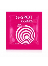 Стимулирующий интимный крем для женщин Cosmo G-spot - 2 гр. - Биоритм - купить с доставкой во Владикавказе