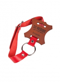 Кляп-кольцо на красных ремешках - Sitabella - купить с доставкой во Владикавказе