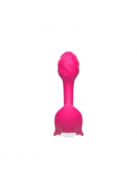 Розовый многофункциональный стимулятор для женщин - I-MOON