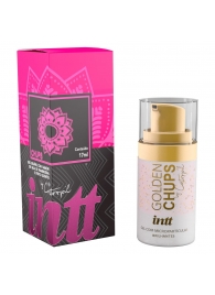 Возбуждающий гель Golden Chups с малиновым ароматом - 17 мл. - INTT - купить с доставкой во Владикавказе