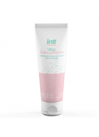 Лубрикант на водной основе Vibe Sensation с клубничным вкусом и легким вибрирующим эффектом - 50 гр. - INTT - купить с доставкой во Владикавказе